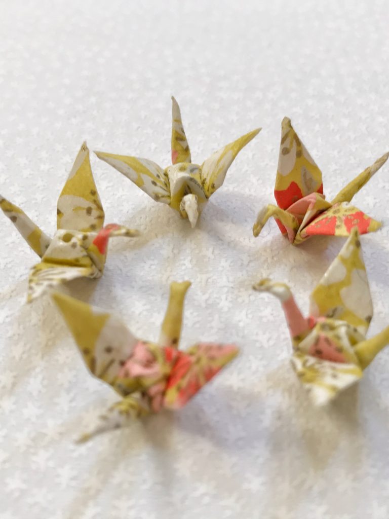 Présentation des bijoux-origamis
